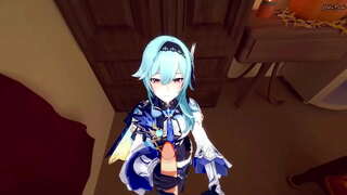 POV të ndyrë Eula doggystyle dhe mbushja e saj me sperma.